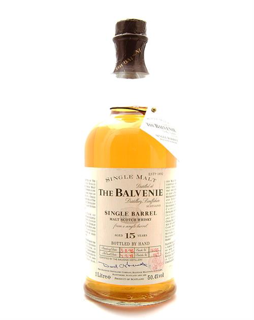 Balvenie 15 years Single Barrel 1979/1995 Cask No. 16125 Single Malt Scotch Whisky 100 cl 50,4% 50,4%.
