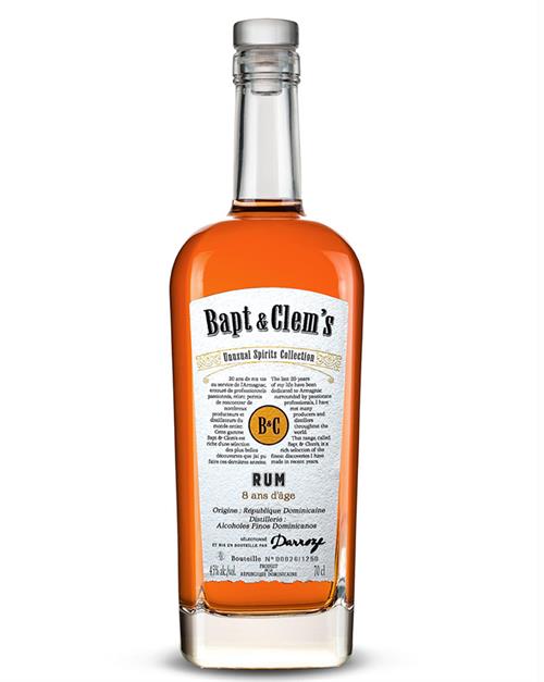 Bapt & Clems 8 years old Armagnac Cask Finish The Dominican Republic Rum 70 cl 45%