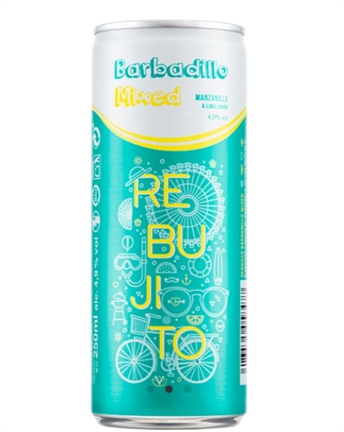 Barbadillo Mixed Rebujito Manzanilla Sherry and Lime Can 250 ml 4,9%