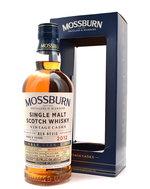 Ben Nevis 2012/2022 Mossburn 9 years old Single Highland Malt Scotch Whisky 70 cl 57.7%