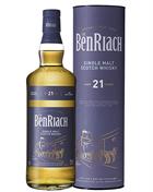BenRiach 21 years old Four Cask Maturation Single Highland Malt Whisky 70 cl 46%