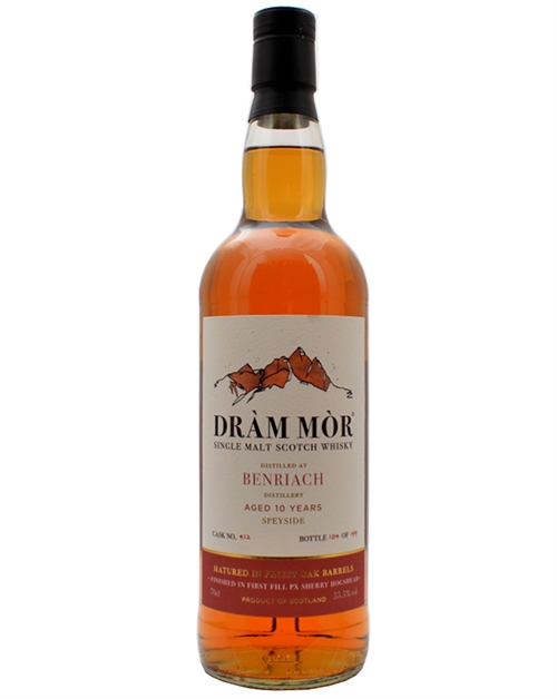 BenRiach Dram Mor 10 Year Old Speyside Single Malt Scotch Whisky 70 cl 55.5%