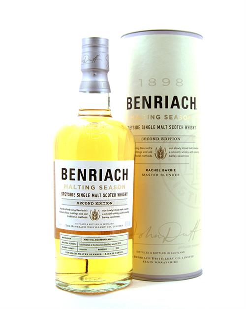 BenRiach Malting Season 2013/2022 Second Edition Single Speyside Malt Scotch Whisky 48.9%.