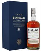 BenRiach The Twenty One 21 years old Single Highland Malt Whisky 70 cl 46%
