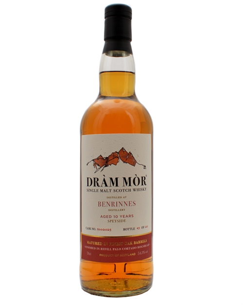 Benrinnes 10 years old Dram Mor Speyside Single Malt Scotch Whisky 70 cl 54,3%