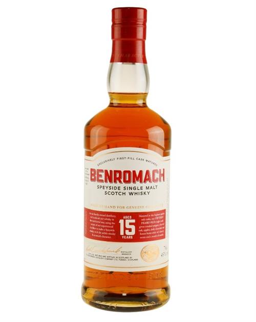 Benromach 15 years Single Speyside Malt Whisky 70 cl 43% 43