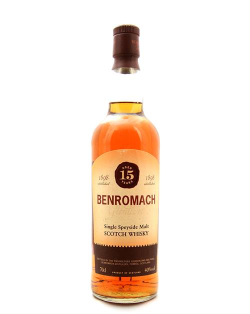 Benromach Old Version 15 years Single Speyside Malt Scotch Whisky 40%