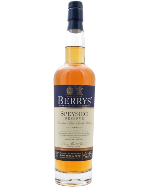 Selected by Berry\'s Speyside Reserve 10 Years Old Blended Malt Scotch Whisky 46%  