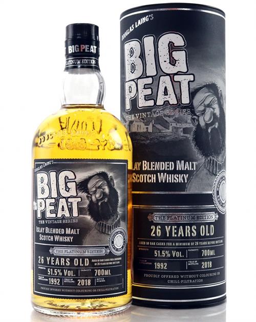 Big Peat 26 years old Vintage 1992 Series No 2 Platinum Edition DL Blended Islay Malt Whisky 70 cl 51.5%