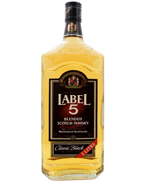 Label 5 Classic Black Blended Scotch Whisky 100 cl 40%