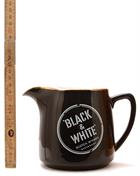 Black & White Whisky Jug 1 Water Jug Waterjug
