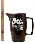 Black & White Whisky Jug 8 Water Jug Waterjug