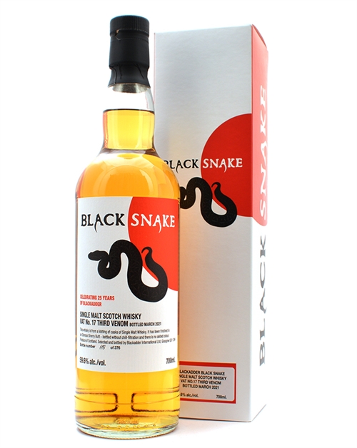 Blackadder Black Snake Vat No. 17 Third Venom Single Malt Scotch Whisky 70 cl 59.6%