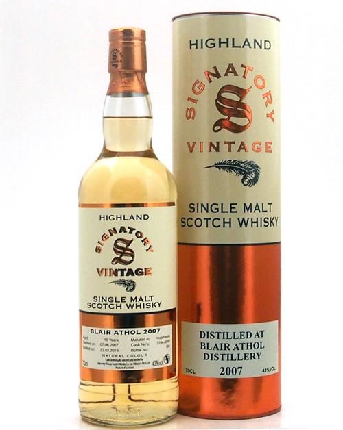 Vintage Blair Athol Whisky