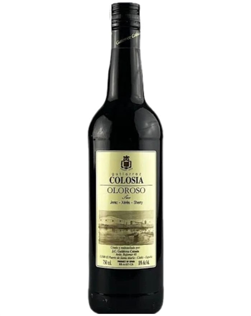 Bottle of Oloroso sherry from Bodegas Gutierrez Colosia