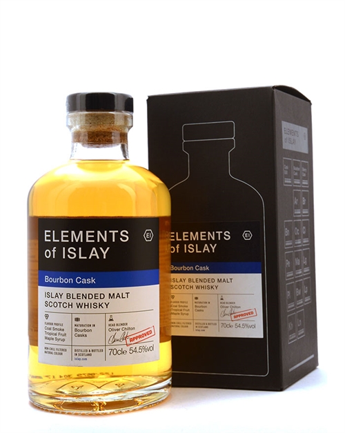 Bourbon Cask BBN1 2022 Elements of Islay Blended Islay Malt Scotch Whisky 70 cl 54,5%.