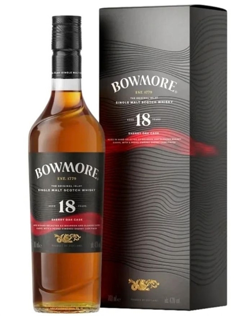 Bowmore 18 Years Old Sherry Oak Cask Islay Single Malt Scotch Whisky 70 cl 43%