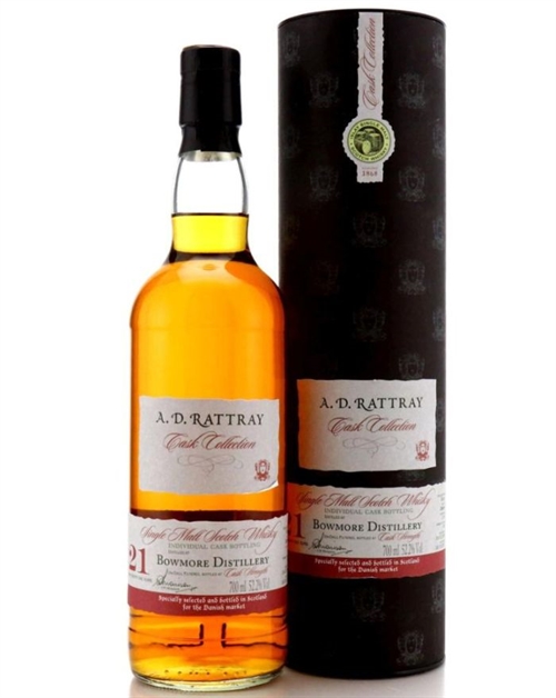 Bowmore 1989/2010 A D Rattray 21 year old Single Cask Islay Malt Whisky 52,2%  