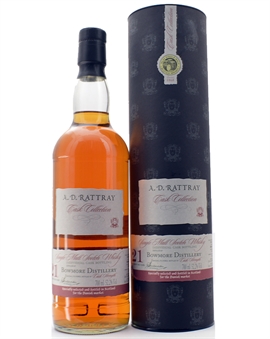 Bowmore 1989/2010 A D Rattray 21 year old Single Cask Islay Malt Whisky 52,2%  