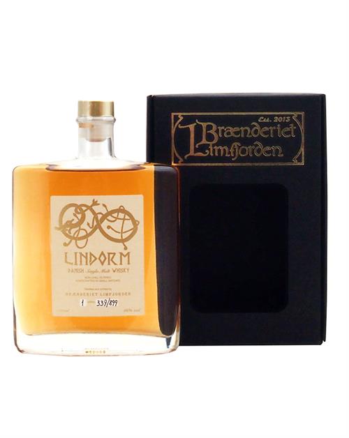 Brænderiet Limfjorden Lindorm No 1 Single Malt Danish Whisky 50 cl 46%