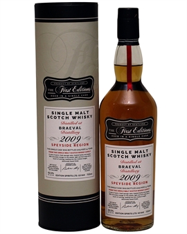 Braeval 2009 The First Edition 14 Years Speyside Single Malt Scotch Whisky 70 cl 62%