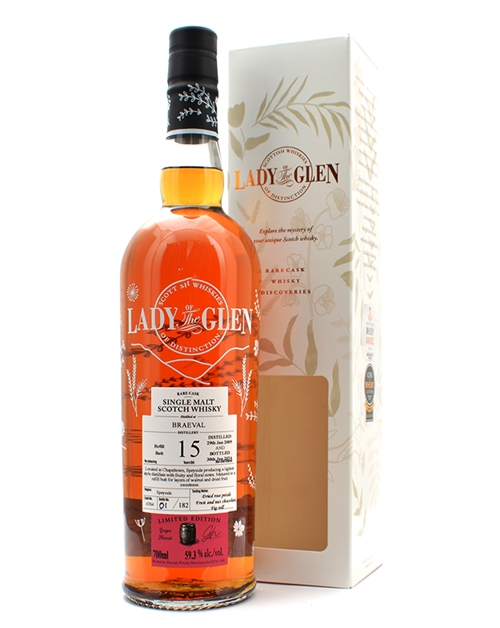 Braeval 2009/2024 Lady of the Glen 15 years old Speyside Single Malt Scotch Whisky 70 cl 59.3%