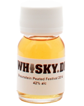 Sample 3 cl Braunstein Peated Festival 2014 Danish Single Malt Whisky 42%