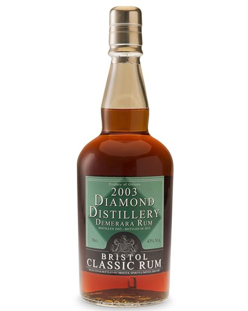 Diamond Distillery 2003/2015 Bristol Classic Guyana Rum 70 cl 43