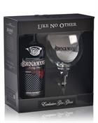 Brockmans Gin Gift set with glass Premium English Gin 