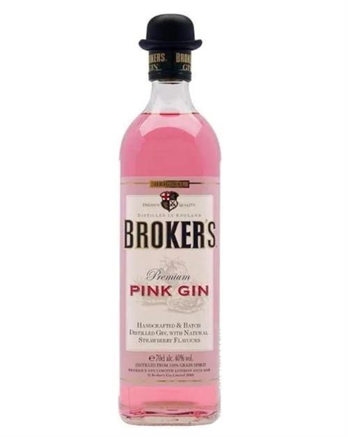 Brokers Premium Pink Gin from England