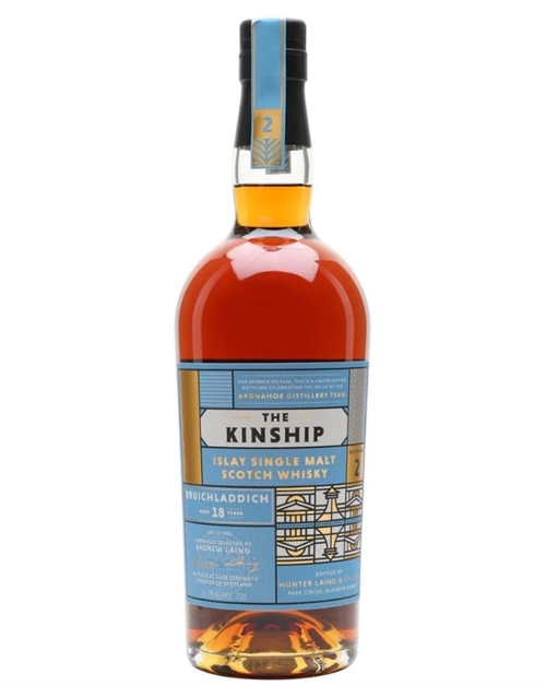 Bruichladdich 18 year old The Kinship 2023 Single Islay Malt Whisky 61,5%