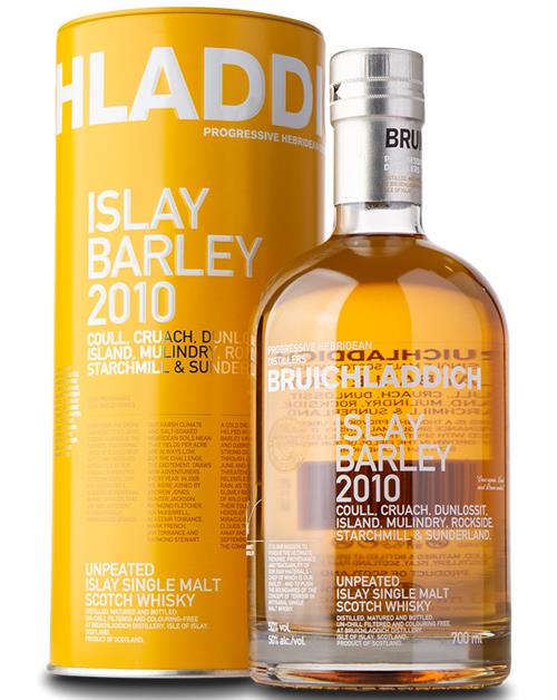 Bruichladdich 2010 Islay Barley Single Islay Malt Whisky 70 cl 50%