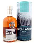 Bottle of Bruichladdich Waves 2nd Edition, a maritime lightly peated Islay whisky