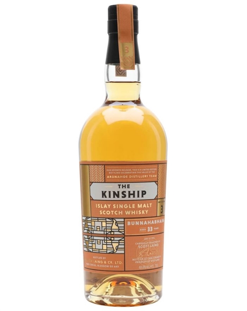 Bunnahabhain 33 year old The Kinship 2023 Single Islay Malt Whisky 48,8%