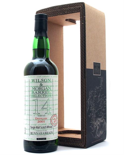 Bunnahabhain 2001/2016 Wilson & Morgan 14 years old Single Islay Malt Whisky 70 cl 59.6%