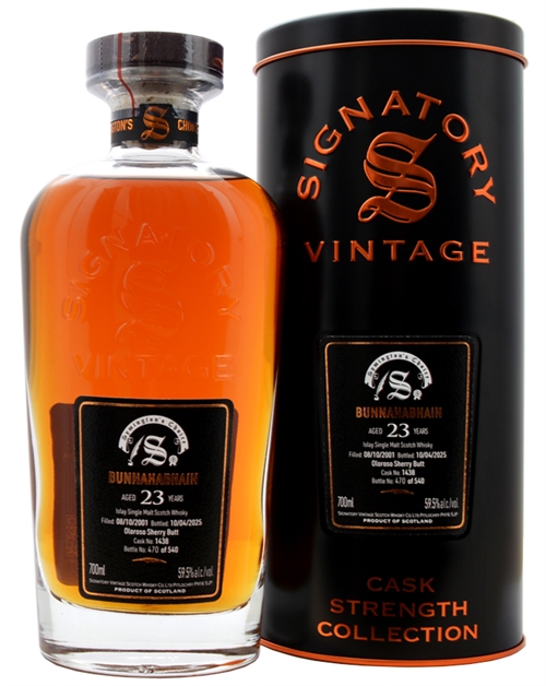 Bunnahabhain 2001/2025 Symingtons Choice 23 year old Islay Single Malt Scotch Whisky 70 cl 59,5%