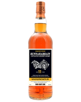 Bunnahabhain Unpeated Sherrybomb 11 year old Signatory Islay Single Malt Scotch Whisky 70 cl 48%