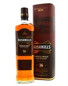 Bushmills 16 years old Triple Distilled Old Version Single Malt Irish Whiskey 40%