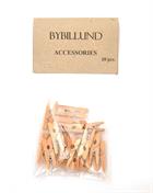 ByBillund natural wooden clamps 3 cm 20 pcs.