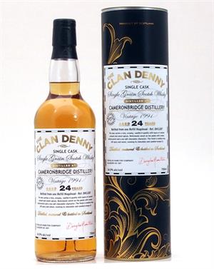 Cameronbridge 1991/2016 The Clan Denny 24 years Single Grain Whisky 54,9% Clan Denny 24 years