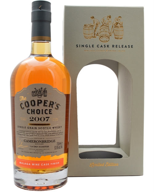 Cameronbridge 2007/2024 Coopers Choice 17 Years Old Single Grain Whisky 53,5%