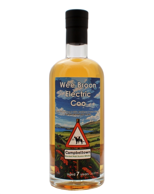 Wee Broon Electric Coo Little Brown Dog Watt Whisky Stirk Blended Malt Scotch Whisky 58,8%