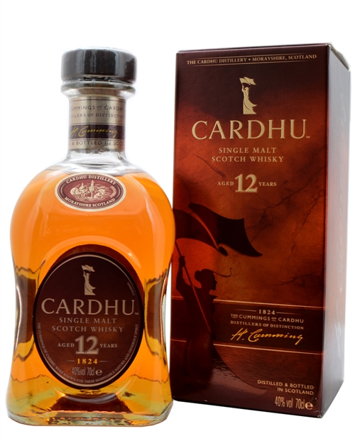 Cardhu 12 Years Old Single Highland Malt Scotch Whisky 70 cl 40%