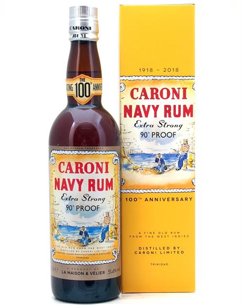Caroni Navy 18 years Velier 100th Anniversary Edition 1918/2018 Trinidad Rum 70 cl 51,4%
