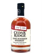 Cedar Ridge Iowa Bourbon Whiskey Handcrafted Small Batch 40%