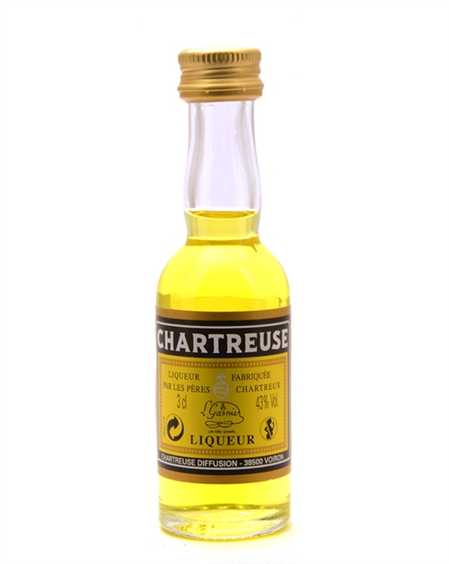 Chartreuse Miniature Gul Jaune Yellow French Likør 3 cl 43%