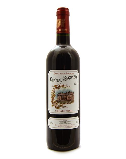 Chateau Segonzac Vieilles Vignes 2018 French Red Wine 75 cl 14,5% 14,5%.