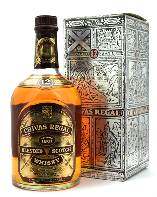 Chivas Regal 12 years old Old Version Blended Scotch Whisky 75 cl 43%