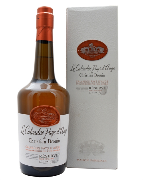 Le Calvados Pays d\'Auge de Christian Drouin Reserve French Calvados 40%