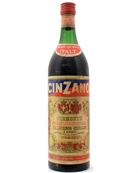 Cinzano Vermouth vintage collector's bottle from Francesco Cinzano and C., Italy
